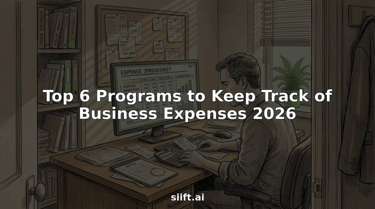 Top 6 Programs to Keep Track of Business Expenses 2026