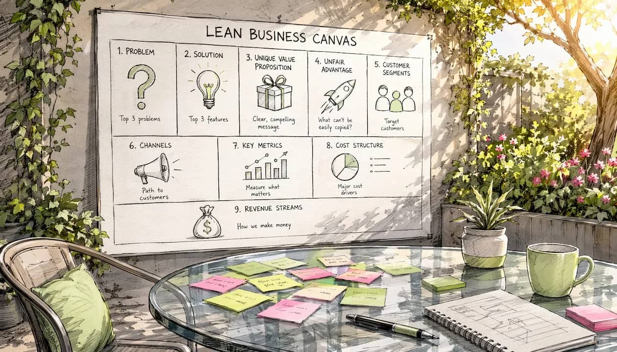 The Lean Business Canvas Model: A 2026 Founder's Guide