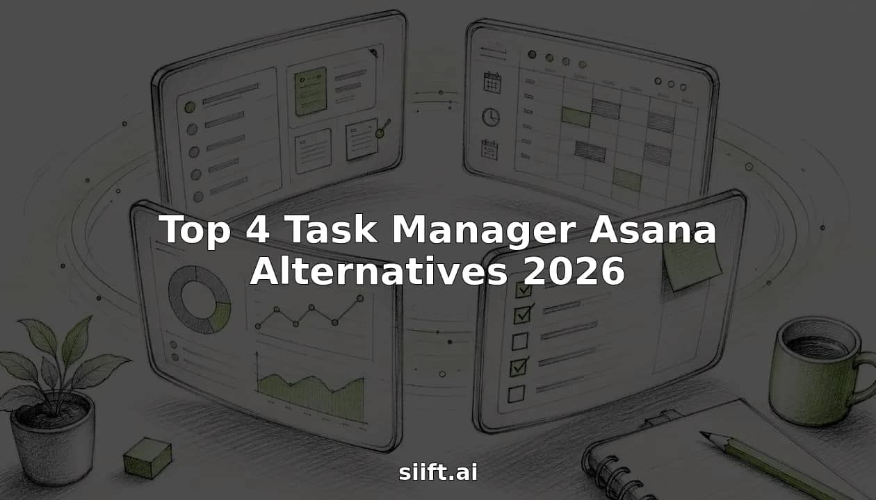 Top 4 Task Manager Asana Alternatives 2026